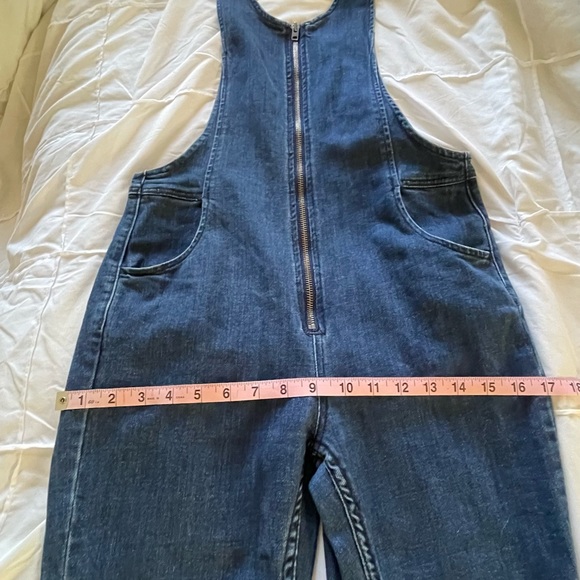 Free People Jax Blue Denim Jumpsuit - Picture 6 of 9